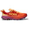 HOKA One One Удобные Мягкие Нескользящие Прочные Легкие Кроссовки для трейлраннинга с низким верхом Женские кроссовки Красно-оранжевые 1147832-SRBT