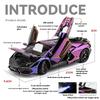 1/24 Scale Spray Lamborghini Revuelto Supercar Alloy Diecasts Model Car Children's Toy Car Miniauto Mini GT Mother Kids Collectibles