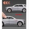 Масштаб 1/24 HongQi E-HS9 SUV, модель автомобиля из сплава новой энергии, литая под давлением металлическая игрушечная машина, модель автомобиля, имитация звука и света, подарки для детей