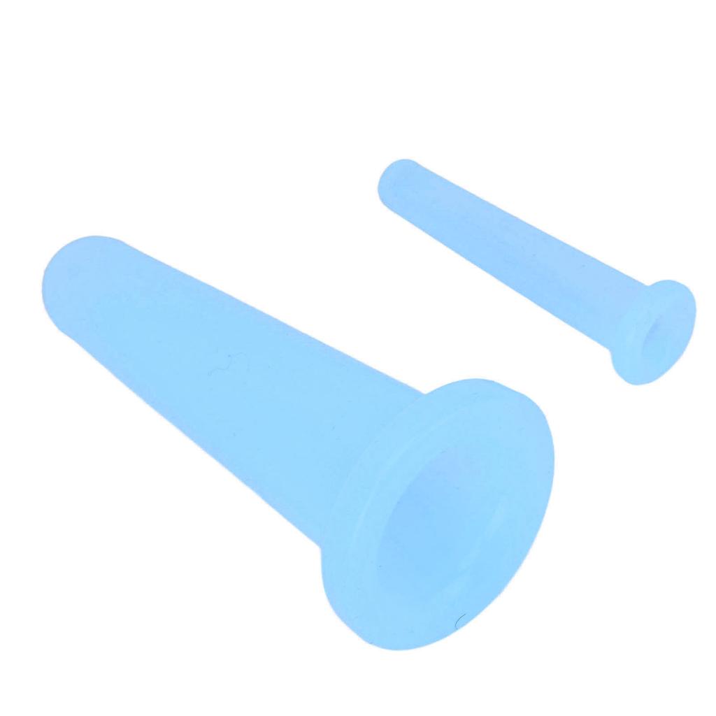 2 PCS Face Cupping Set Mini Silicone Soft Portable Vacuum Suction Massage Cups for Adults Home Use