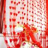 Solid Color Door Curtain Room Divider Tassel Curtain Retro Love Heart String Curtain  Home Decor
