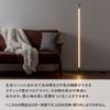 Bon Furniture LED Floor Light with Remote Control, Ambient Lighting, Dimmable and Color-Adjustable, Foot Switch, White