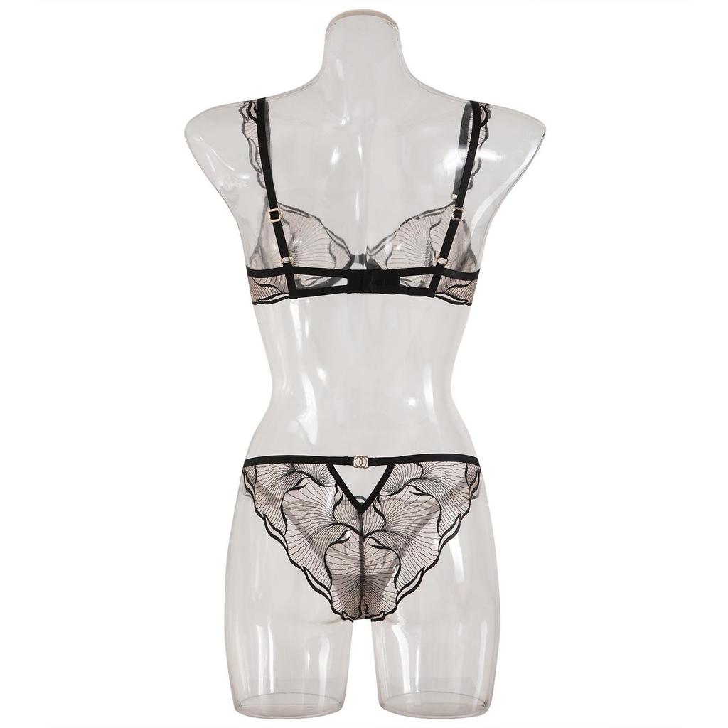 Европейский и американский ультратонкий французский комплект нижнего белья - Высококачественный, сексуальный бюстгальтер и трусики