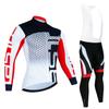 2023 Pro Winter Thermal Fleece Cycling Jersey Sets Long Sleeve Bicycle Clothing MTB Bike Wear Maillot Ropa Ciclismo Cycling Suit
