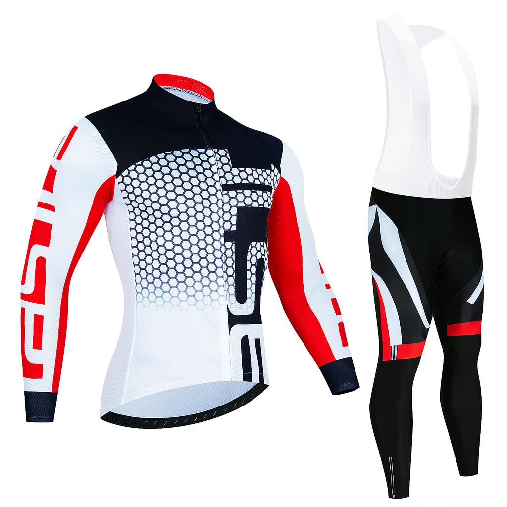 2023 Pro Winter Thermal Fleece Cycling Jersey Sets Long Sleeve Bicycle Clothing MTB Bike Wear Maillot Ropa Ciclismo Cycling Suit