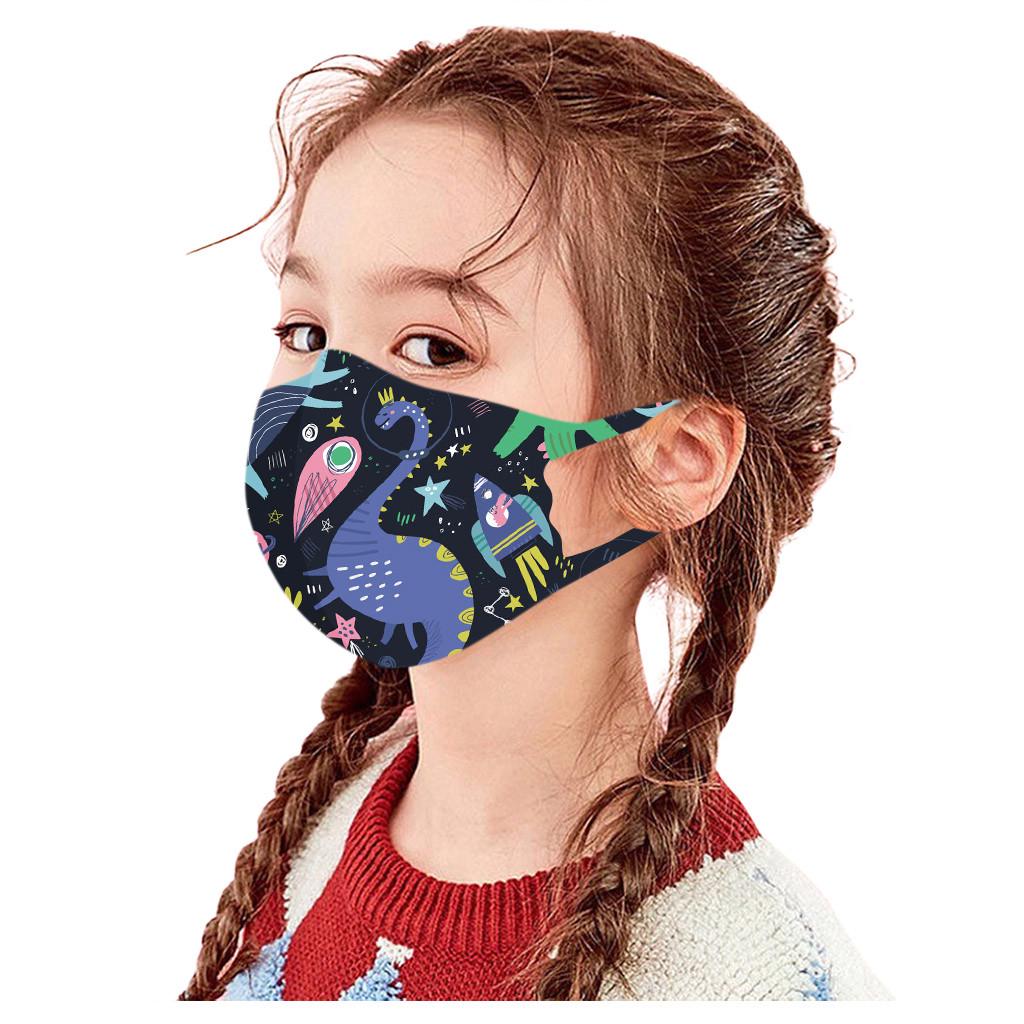 1PC Children's Windproof Reusable Printed Face Mask