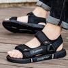 Summer New Trendy Men's Sandals Men's, Casual Fashion Sports Driving Wear Dual-purpose Beach Shoes