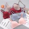 Women Seamless Bra Sexy No Wire Push Up Underwear Girls Students Breathable Thin 12 Colors Bras