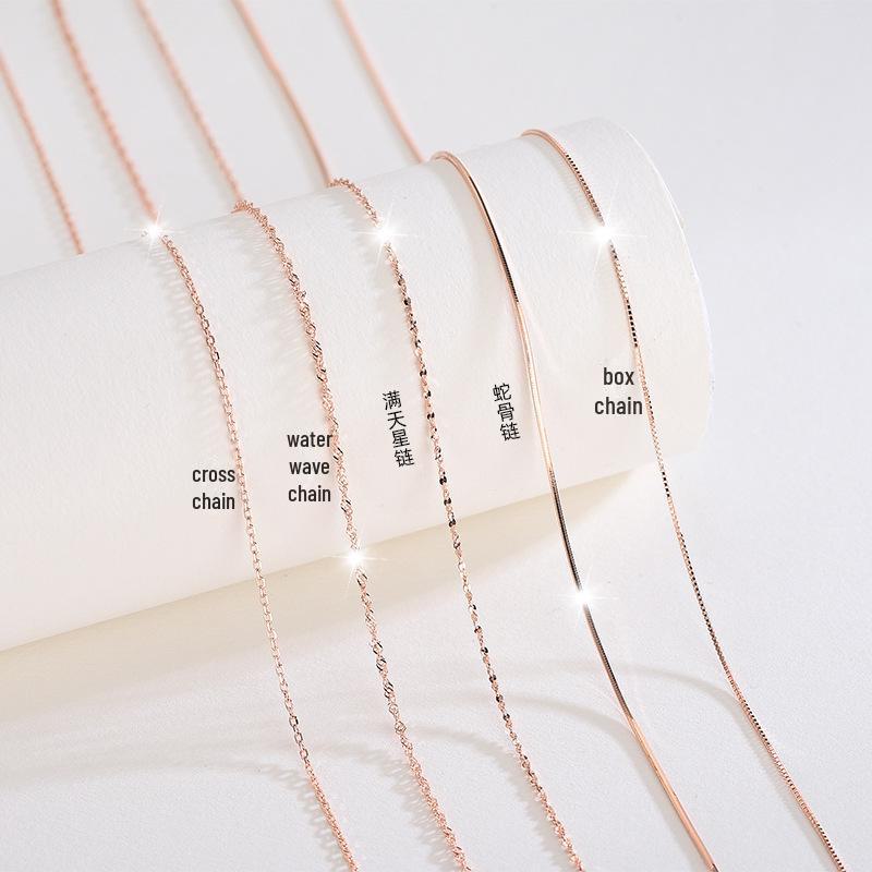 Ожерелье из серебра 925 пробы с крестом и звездой, цепочками в виде волн, коробок, змеек и костей, с удлиненной цепью в виде хвоста