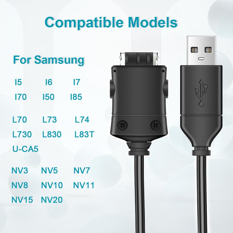 USB-кабель SUC-C2 для Samsung L70, L73, L74, L730, L830, L83T, U-CA5, NV3, NV5, NV7, i5, i6, i7, i70, i85, NV8, NV10, NV11, NV15 Кабель для зарядки