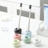 Креативный керамический держатель для зубных щеток для ванной комнаты, портативный мини-макарон, цветная подставка для кистей, полка, базовая рама, стеллаж для хранения инструментов для ванной комнаты