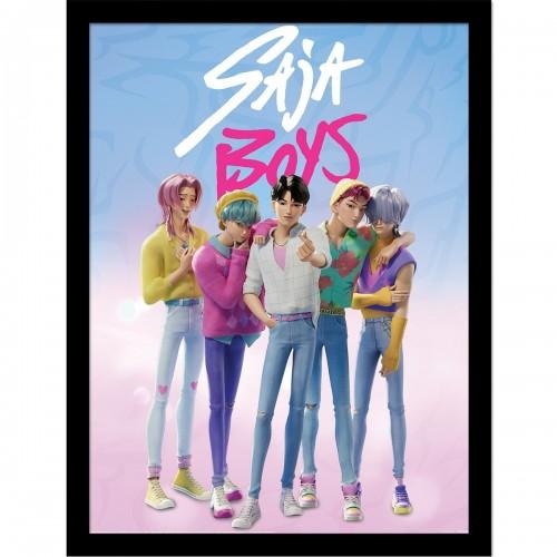 K-Pop Demon Hunters Saja Boys Framed Poster