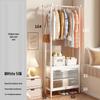 Lieve Freestanding Bedroom Coat and Bag Rack