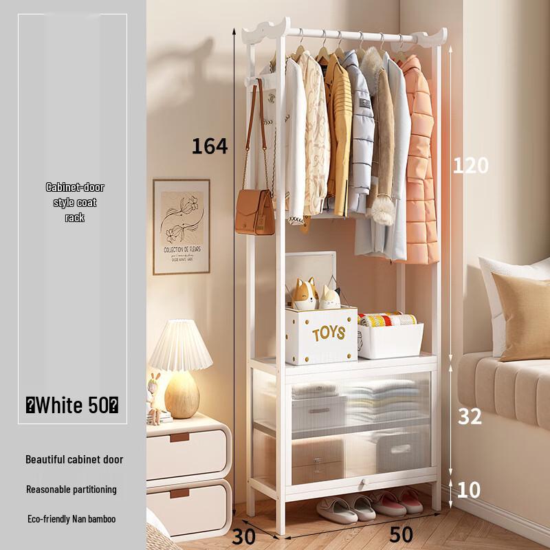 Lieve Freestanding Bedroom Coat and Bag Rack