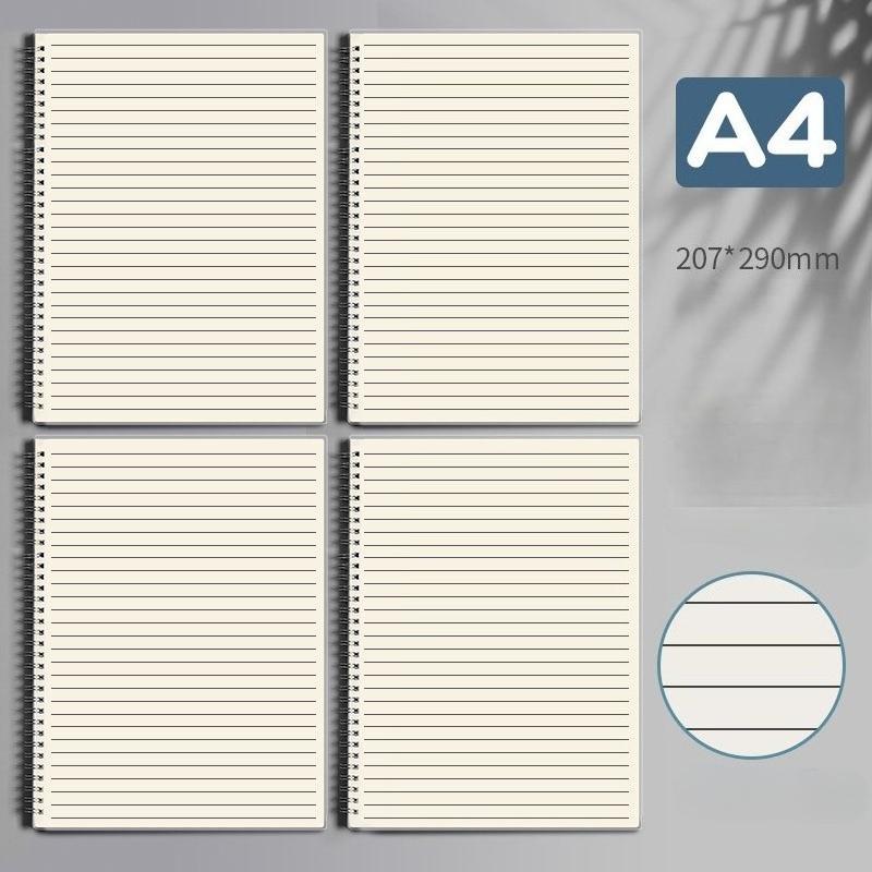 80 листов/ 160 страниц Тетрадь в квадратную линию A4 A5 B5 на спирали, бумажный журнал-дневник для эскизов для школы, тетрадь, канцелярские товары