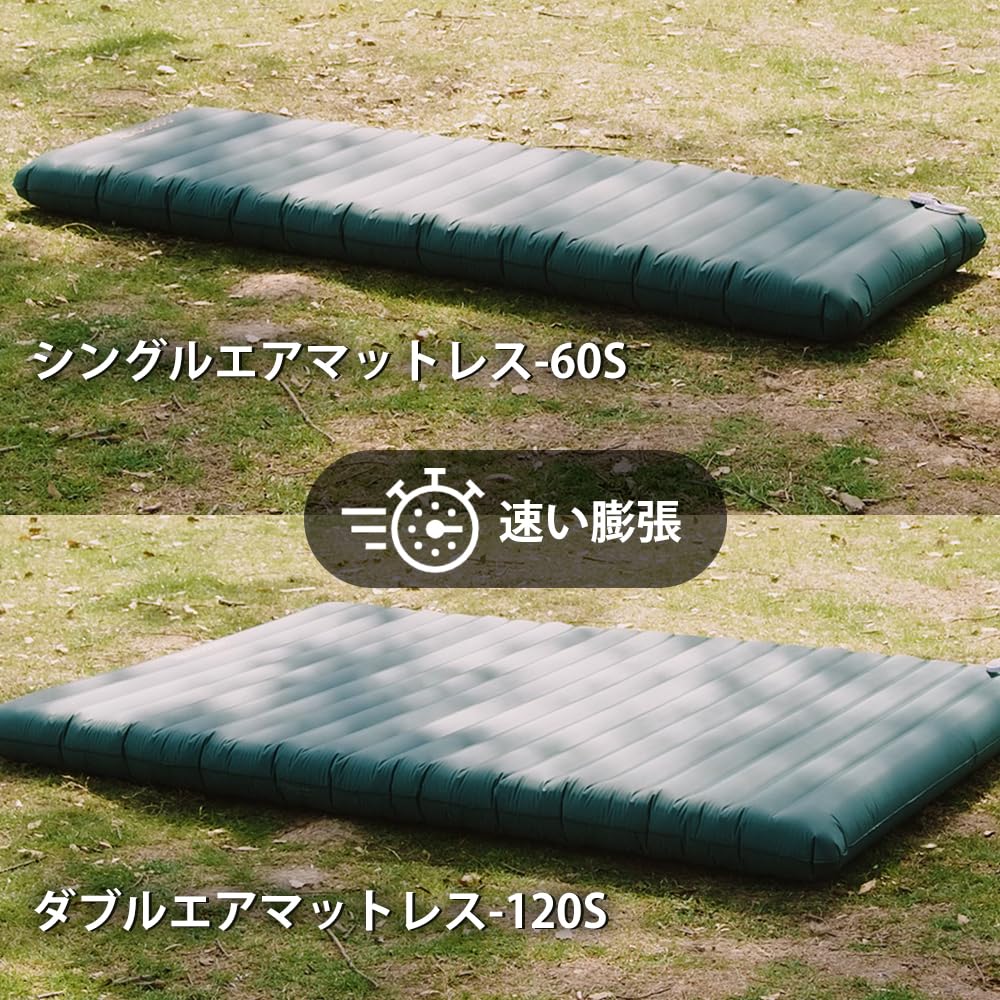 Aerogogo сверхтолстый надувной коврик для кемпинга, самонадувающийся матрас толщиной 14 см, встроенный электрический насос, легкий и прочный, самый удобный для кемпинга