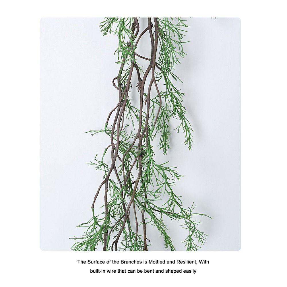 145cm Simulation Lucid Asparagus Vine DIY Greenery Leaves Vine Home Decoration