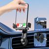 Автомобильный кронштейн для телефона, подставка для GPS-навигатора, автомобильный многофункциональный автоматический зажимной держатель для воздуховыпускного отверстия для сотового телефона 4–6,9 дюйма