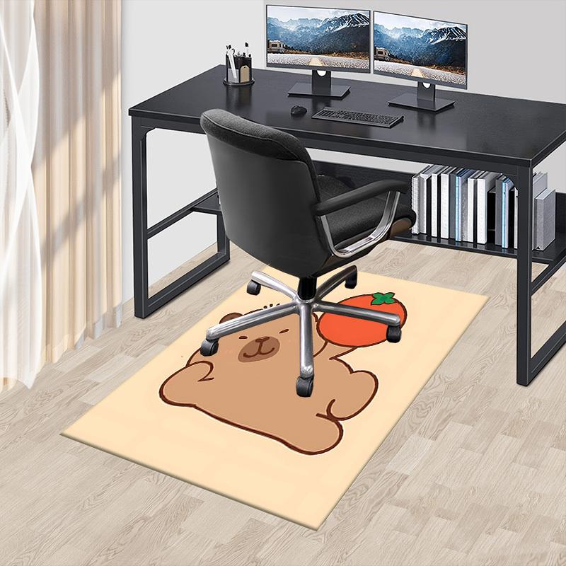 1PC Kapibala Extra Large Non-Slip Floor carpet, Office, family, bedroom, Studio - Large Area Rug Indoor Rugs, Vibrant Colors-A263