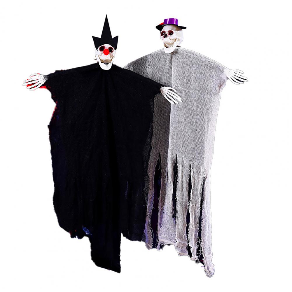 Hanging Ghost Ornament Secret Room Atmosphere Ornament Spooky Halloween Hanging Ghost Decoration for Haunted House for Porch