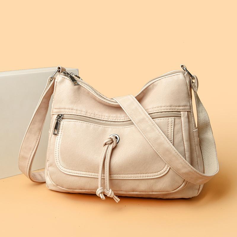 Ретро повседневная сумка-мессенджер женская новая мягкая вместительная сумка через плечо модная и простая женская сумка сумка для мамы