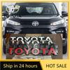 Ретро Эмблема Решетки Радиатора Логотип Toyota 38x6.5x1.5см для RAV4 Camry Wildlander Land Cruiser Наклейка на Автомобиль Наклейка на Автомобиль Наклейка на Автомобиль