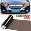 30x200cm Car PVC Film Tint Headlight Taillight Wrap Cover Film Foil Sticker Cover Armored Film Gloss Transparent Light Black Smoke