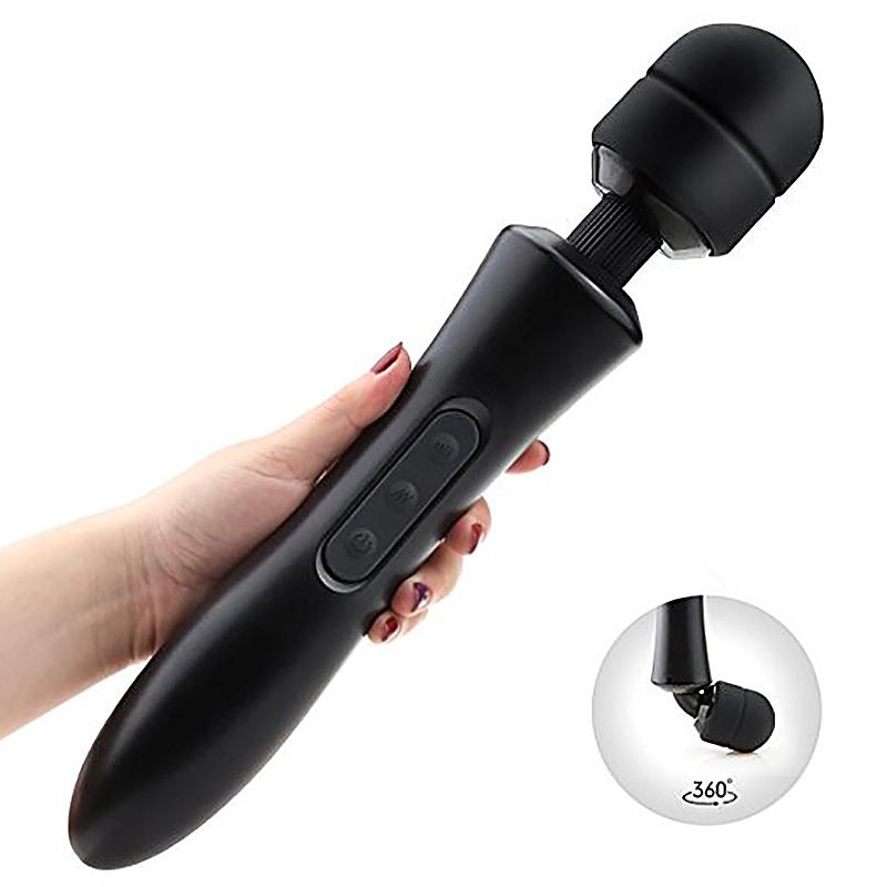 Мощный электрический вибратор для массажа взрослых секс-игрушки для женщин огромный AV Magic Wand Head 20 скоростей