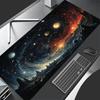 Cosmic Swirl Starry Sky Mouse Pad Large Computer Office Game Table Mat Rubber Anti-slip Stitched Keyboard Mat 90x40 XXL Desk Pad