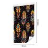 Boho Wallpaper Black and Orange for Living Room and Bedroom 50x1000