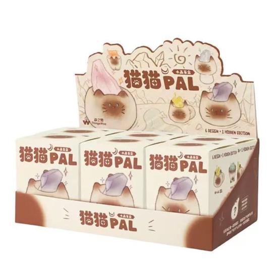 Миниатюрная фигурка кошки с кристаллом, настольная полимерная фигурка кошки, камень для аромадиффузора, диффузор для ароматерапии с душистым маслом для дома, офиса, комнаты для медитации