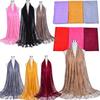 Women Girls Headwear Headscarf Shawl Head Wrap Hijab Shawl Scarf Hollow Tassel Scarf Head Scarves