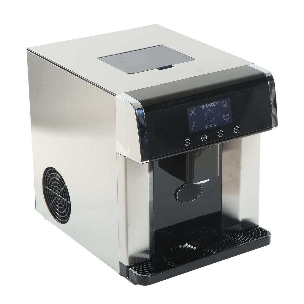 Home Ice Maker Machine 2 In 1 Ice Maker Water Dispenser LCD Touch Display Ice Maker Countertop US