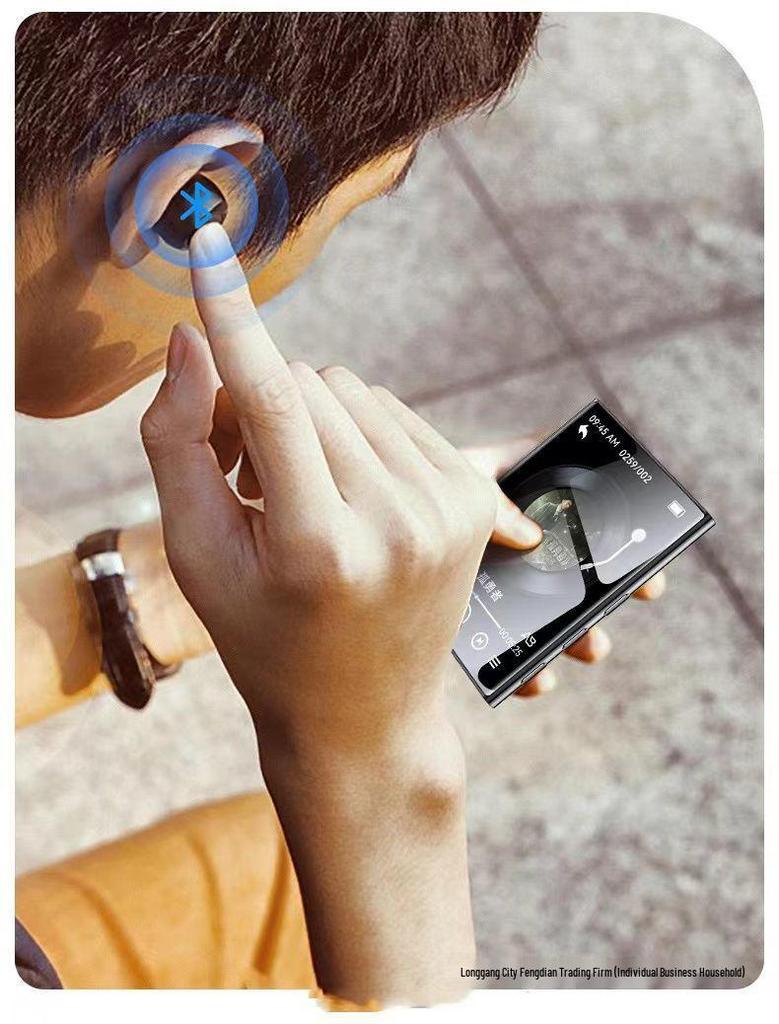 Smart MP4 Player for Students: Bluetooth, Full Touch, Large Screen, English Songs & Novels