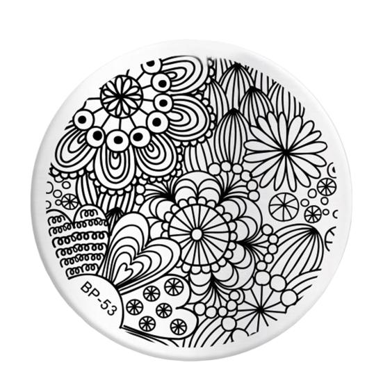 Шаблон для деликатной печати. ​​Бумага с нежным узором своими руками.