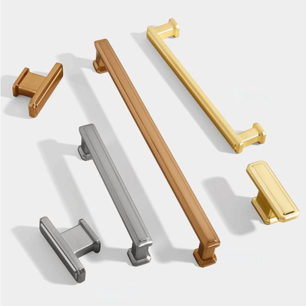 Zinc Alloy Cabinet Handles Nordic Style Drawer Knobs Fashion Style Closet Handle Wine Cabinets