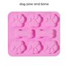 Candy Cookies Puppy Dog Paw Ice Cube Tray Cake Making Chocolate Baking Mould Silicone Molds