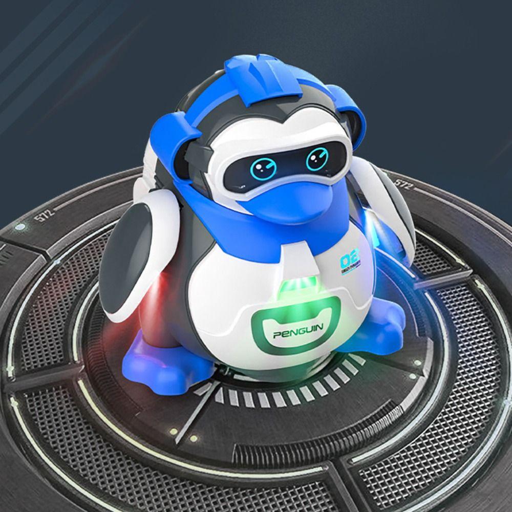 Interactive Penguin Moving Walking Toy Mechanical Penguin Simulation Model  Kids Birthday Gifts