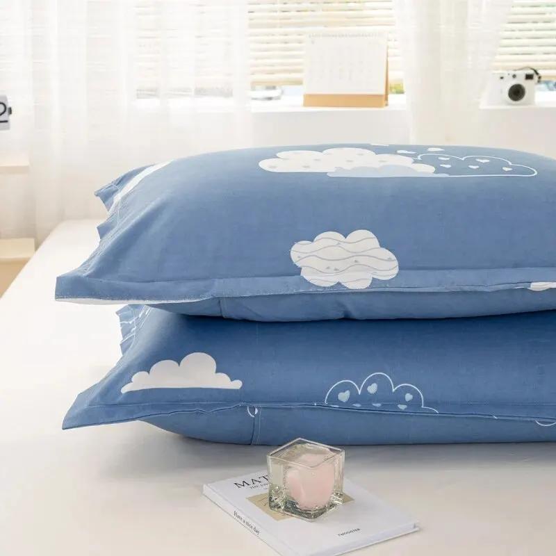 One Pair of Washable Pillowcases, Single Pillowcase Set, 48cm X 74cm, 2 Household Pillowcase Covers Pillow Case