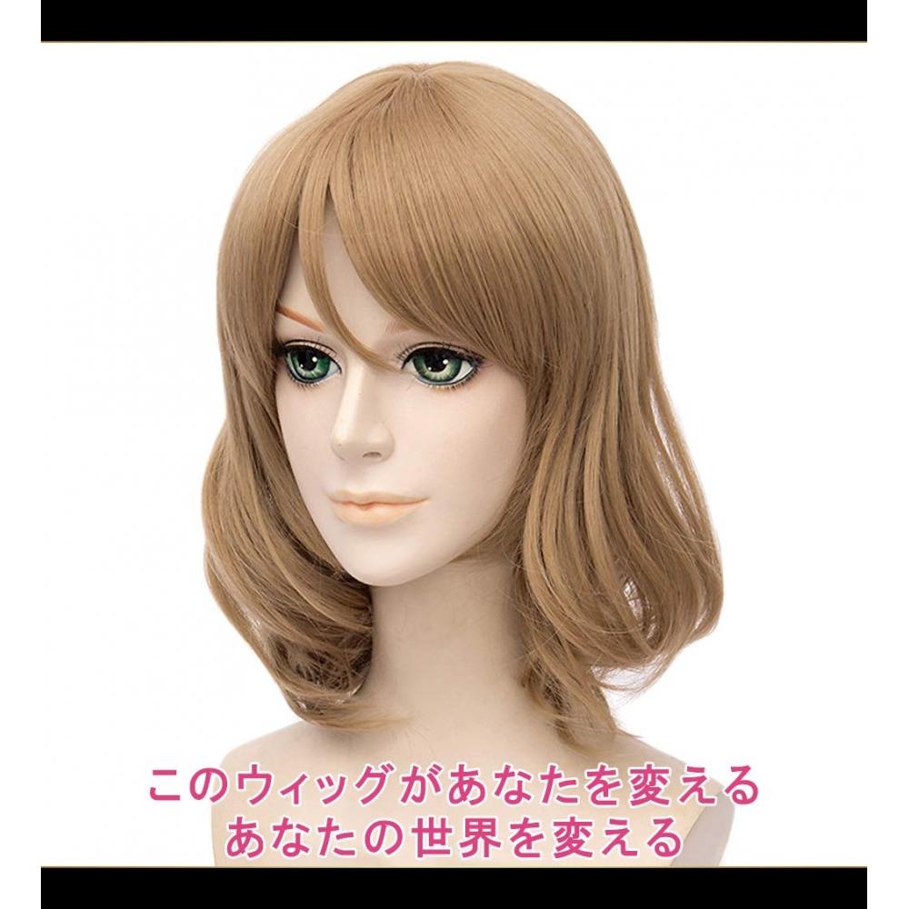 CaseEden LLS Series You Watanabe Косплей Парик Светло-коричневый Парик Сетка Набор из 2 шт.