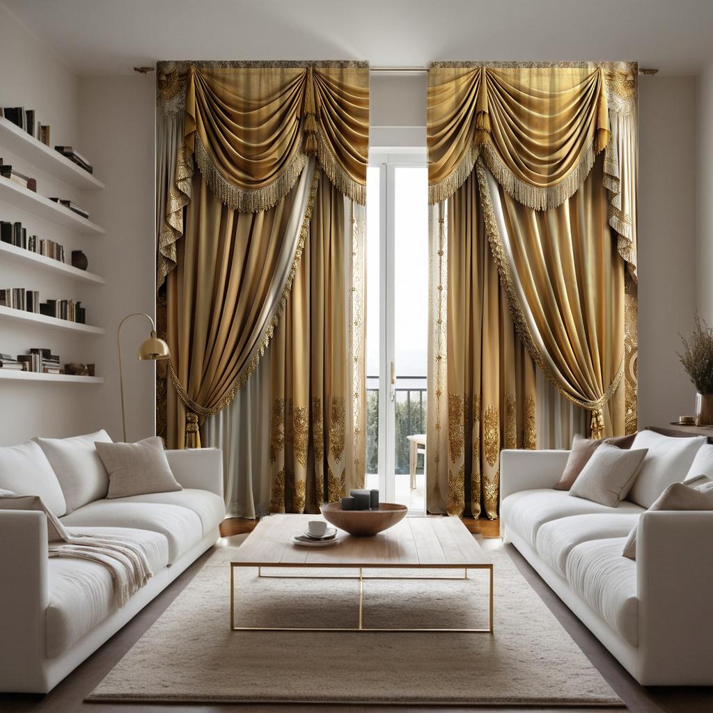 2 шт. HD цифровая печать на шторах имитация балдахина желтый благородный роскошный вышивка украшение для дома стиль украшение гостиная ро