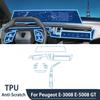For Peugeot E-3008 E-5008 GT 2025 2026 Car Accessories interior film transparent TPU AIR PANEL GPS Navigation PPF Protection