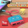 For Nintendo Switch/Switch OLED Dock TV Dock Portable Docking Station USB C To 4K HDMI-compatible USB 3.0 Hub Charging Converter