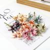 20PCs Silk Artificial Orchid Flowers Head Fake Flowers For Home Room Wedding Decoration DIY Vases Garland Gifts Accessories