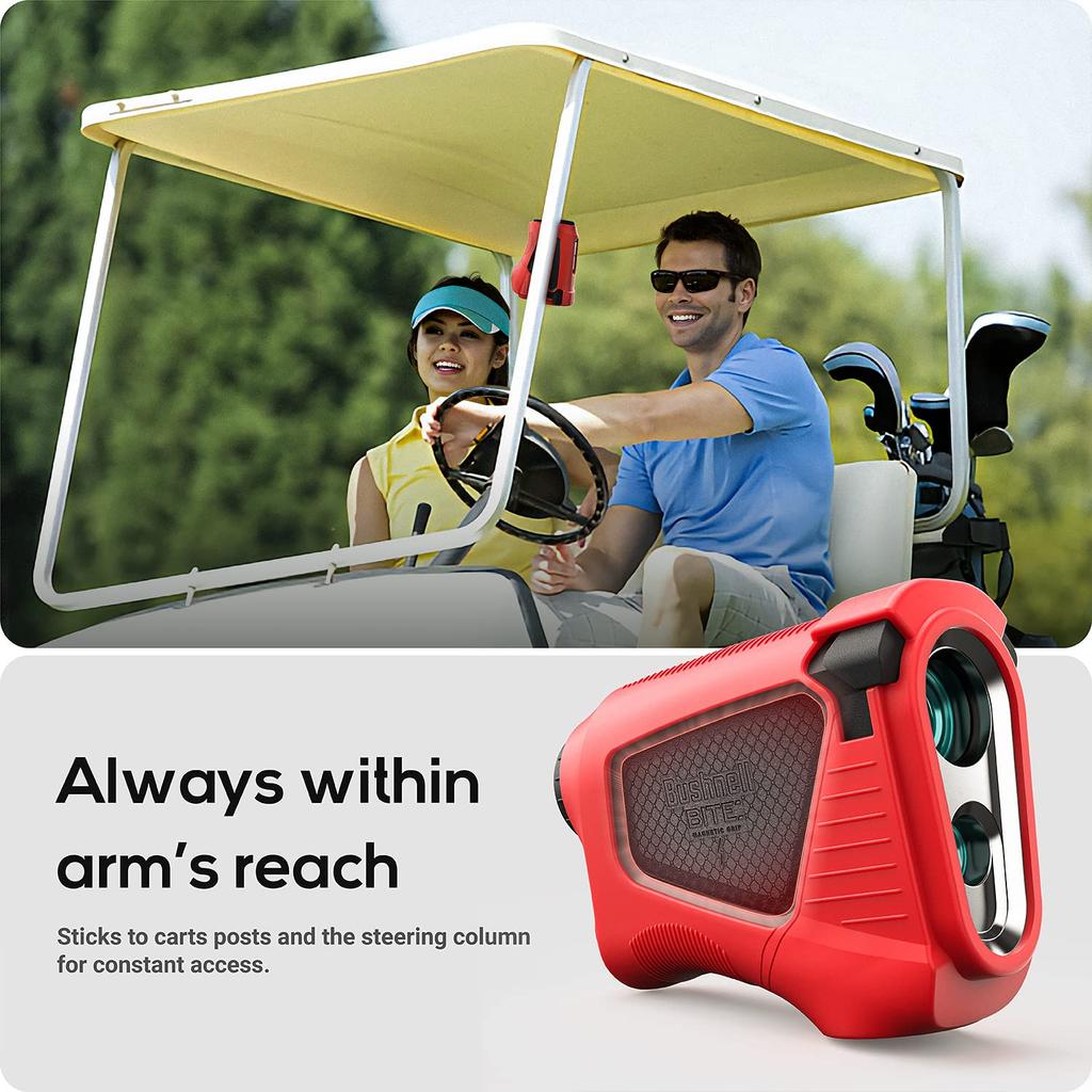 Силиконовый чехол TUSITA, совместимый с лазерным дальномером Bushnell PRO X3 Golf, красный X3+ -