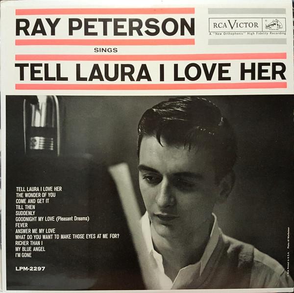 Виниловая пластинка RAY PETERSON Tell Laura I Love Her LPM2297 RCA Victor 1960 Канада Рок Б/у