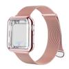 Миланский ремешок + Чехол для Apple Watch Band 46мм 42мм 49мм 40 44мм 41 45мм Защита экрана для Iwatch Ultra2 Серии 11 10 9 8 7 6 SE
