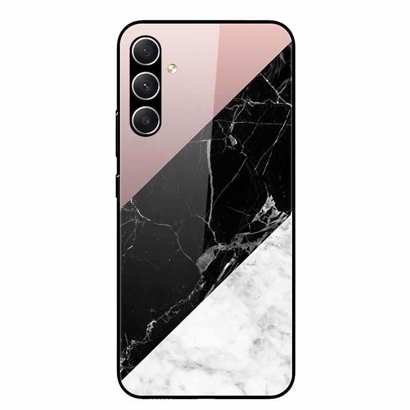 For Samsung Galaxy A16 5G Case Silicon Bumper Tempered Glass Phone Cases for Galaxy A16 4G A 16 Hard Shell Back Covers Fashion