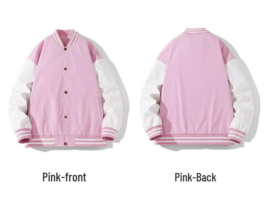 Мужская весенняя бейсбольная куртка в корейском стиле - Модный лоскутный топ с длинным рукавом, свободного кроя, красивая верхняя одежда