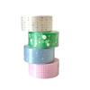 Sand Sparkle Masking Tape Flower Pattern Sticker Tapes Retro Packaging Tape  Box Packaging